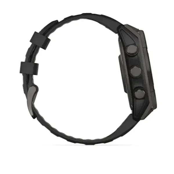 Garmin fenix 8 47mm Solar Sapphire išmanusis sportinis laikrodis (Juodos spalvos)