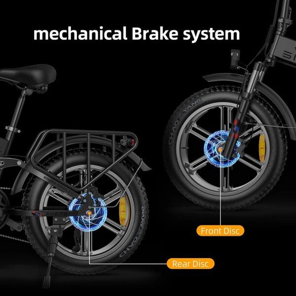 Dviratis 20  elektrinis sulankstomas Engwe Engine X 750Wh baltas