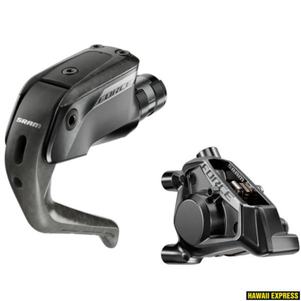 Diskiniai stabdžiai SRAM Force E1 Aero, Stealth-A-Majig Connected, Rear Caliper, brake lever, Flat Mount 20mm Offset, 2000mm hose (Including Piston Massage Spacer, Rotor sold separately)
