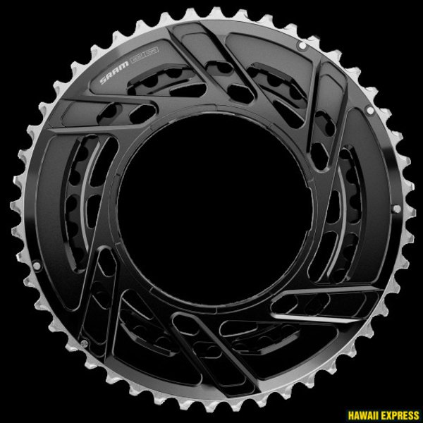 Priekinė žvaigždė SRAM Kit FORCE E1 for Powermeter - Thread Mount 4835T Black (including pin thread backup and screw)