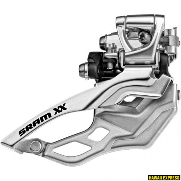 Priekinis pavarų perjungėjas SRAM XX High Clamp Top Pull 38.2