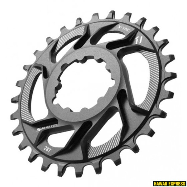 Priekinė žvaigždė SRAM X-Sync 28T Direct Mount 6mm Offset Alum 11 speed