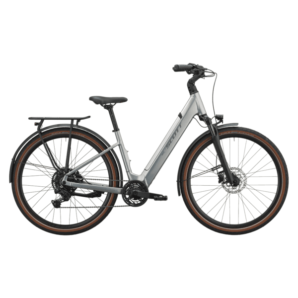 Dviratis 28" SCOTT SWEEP 20 WAVE chrome silver