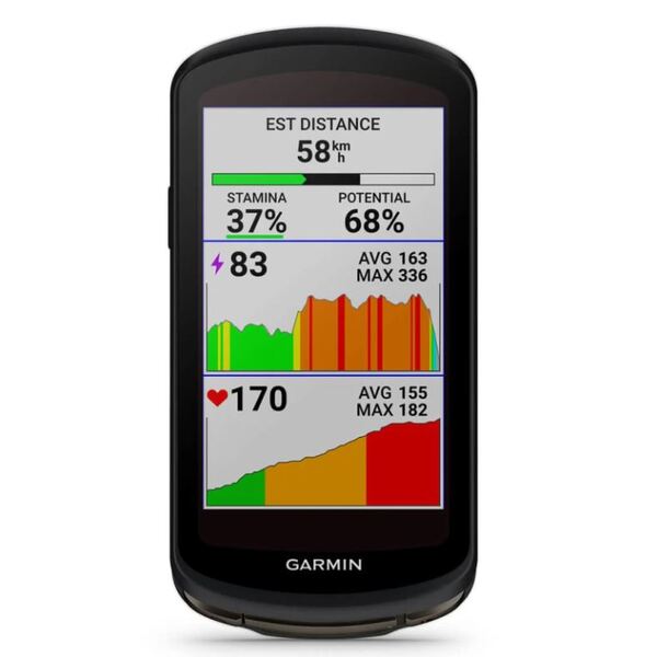 Garmin Edge® 1040 Solar GPS dviračio kompiuteris su saulės įkrovimu