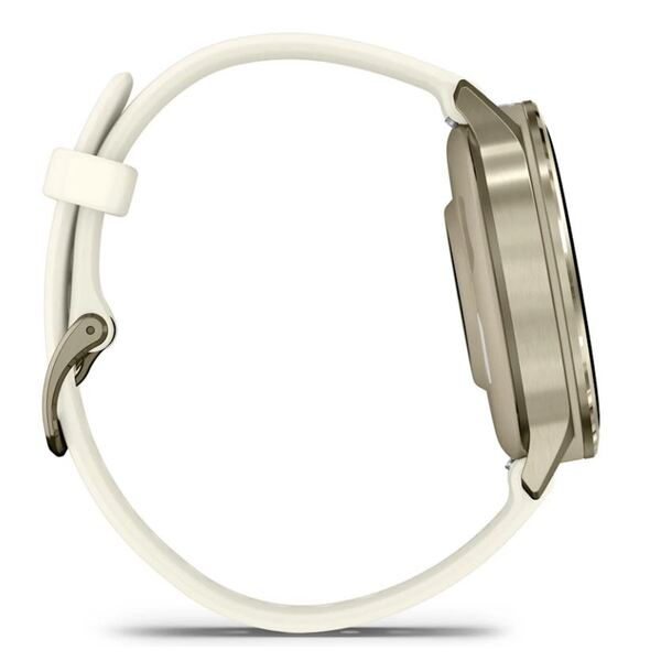 Garmin Venu® 4 – 41 mm Lunar Gold with Bone Silicone išmanusis laikrodis