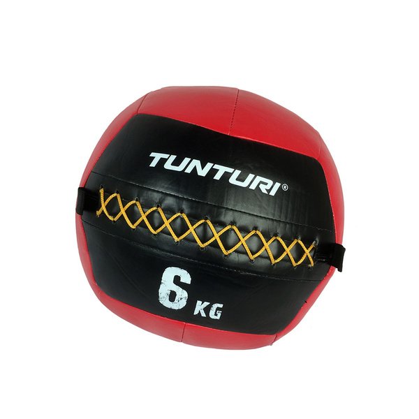 Kim&scaron;tas kamuoliukas Tunturi Wall Ball 6 kg, raudonas