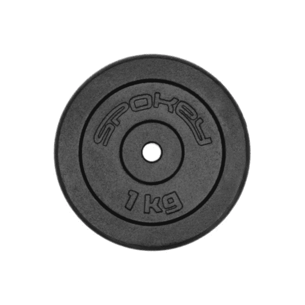 Svorio diskas SPOKEY mėlynas, 30 mm, 1 kg