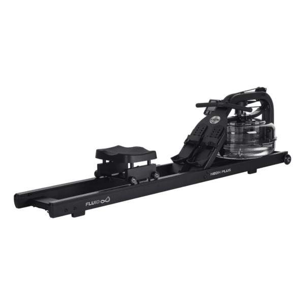 Irklavimo ergometras TUNTURI Fluid Rower Neon Plus Black