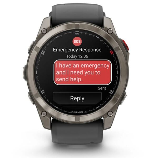 Garmin Fenix 8 Pro i&scaron;manusis laikrodis 47 mm, AMOLED Sapphire Titanium