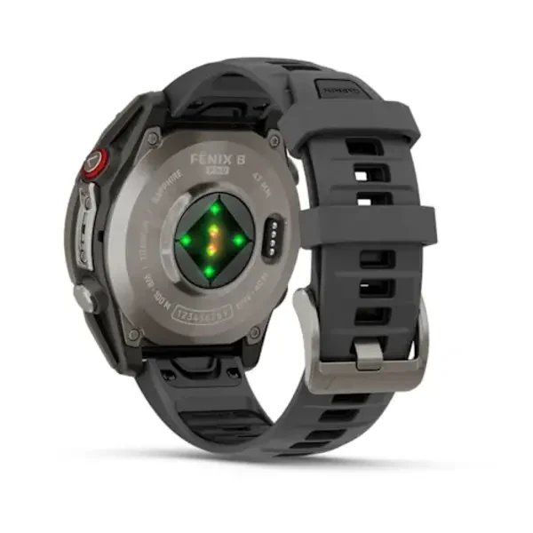 Garmin fenix 8 Pro 47 mm AMOLED Sapphire Titanium išmanusis sportinis laikrodis (Grafito spalvos)