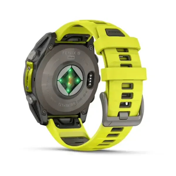 Garmin fēnix 8 – 47 mm, Solar, Sapphire išmanusis sportinis laikrodis (Titano spalvos)