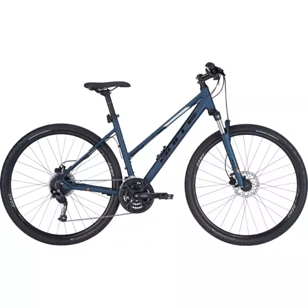 Dviratis 28 Bulls Crossbike 2 trapez 27g mėlynas 