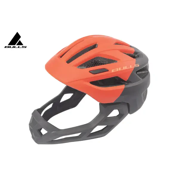 Šalmas Bulls Comox FF 2.0Youth juoda/raudona