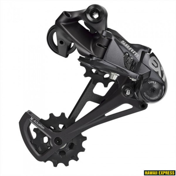 Galinis pavarų perjungėjas SRAM EX1 1x8 Speed Long Cage Black (Max 48t)