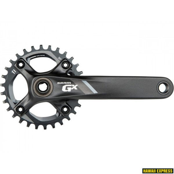 &Scaron;vaistiklis SRAM Crank GX 1000 Fat Bike GXP 100mm Spindle 170 Black w 30t X-SYNC Chainring (GXP Cups Not Included)