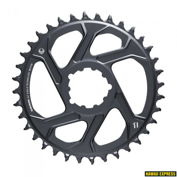 Priekinė žvaigždė SRAM X-SYNC 2 34T Direct Mount 3mm Offset Boost Eagle Polar Grey