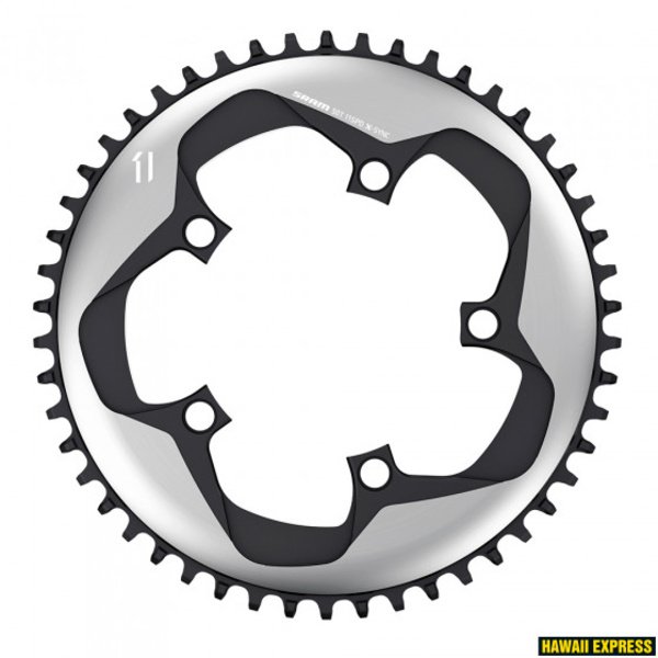 Priekinė žvaigždė SRAM X-SYNC 50T 11 Speed 110 Alum Black BB30 or GXP