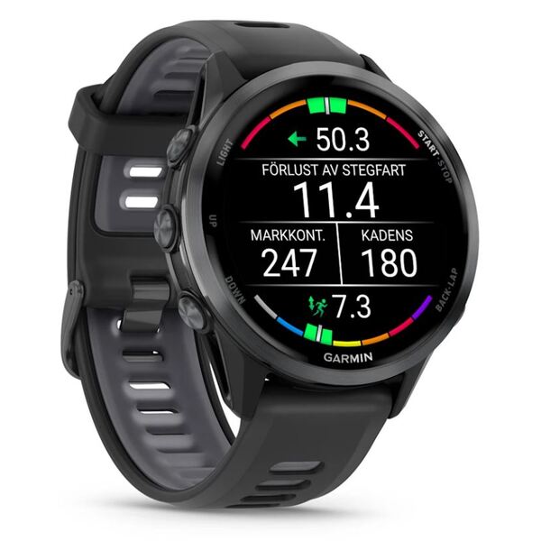 Garmin Forerunner® 970 išmanusis sportinis laikrodis, juodas
