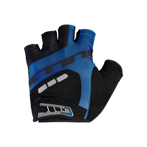 Dviratininko pirštinės  BULLS Night Hawk juoda/mėlyna