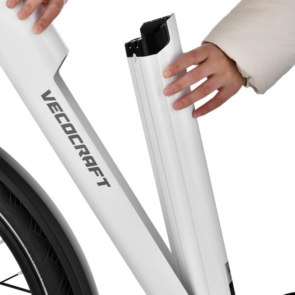 Dviratis elektrinis 28" Luna neo unisex baltas