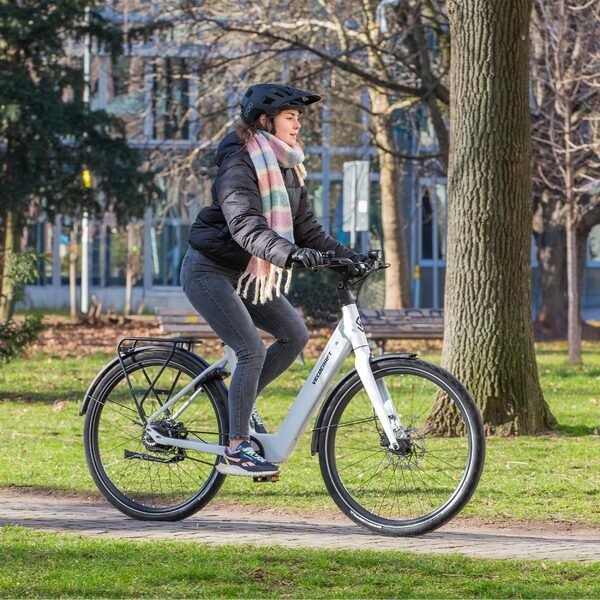Dviratis elektrinis 28" Luna neo unisex baltas