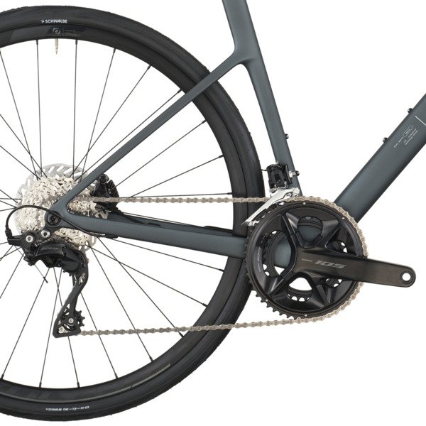 Dviratis 28  SCOTT ADDICT 50 carbon grey Scott