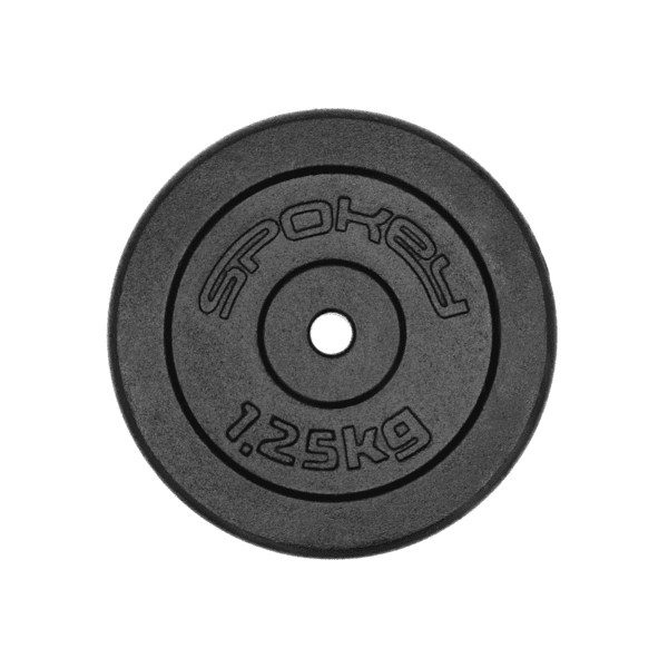 Svorio plok&scaron;tė SPOKEY mėlyna, 30 mm, 1,25 kg