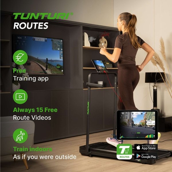 Bėgimo takelis TUNTURI Cardio Fit T5 su Bluetooth