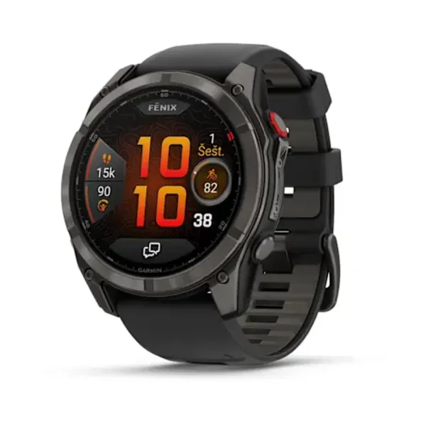Garmin fenix 8 Pro 51 mm AMOLED Sapphire išmanusis sportinis laikrodis (Juodos spalvos)