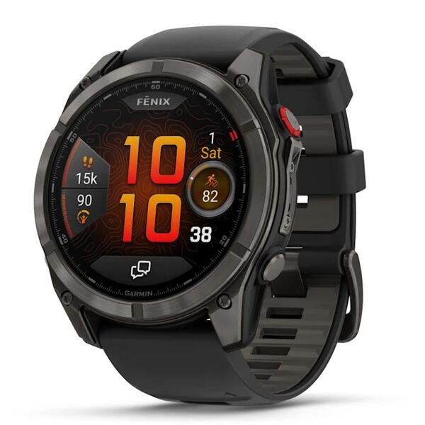 Garmin Fenix 8 Pro i&scaron;manusis laikrodis 51mm, AMOLED Sapphire juodas