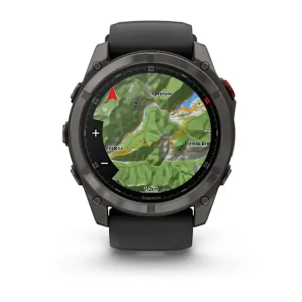 Garmin fenix 8 Pro 51 mm AMOLED Sapphire išmanusis sportinis laikrodis (Juodos spalvos)