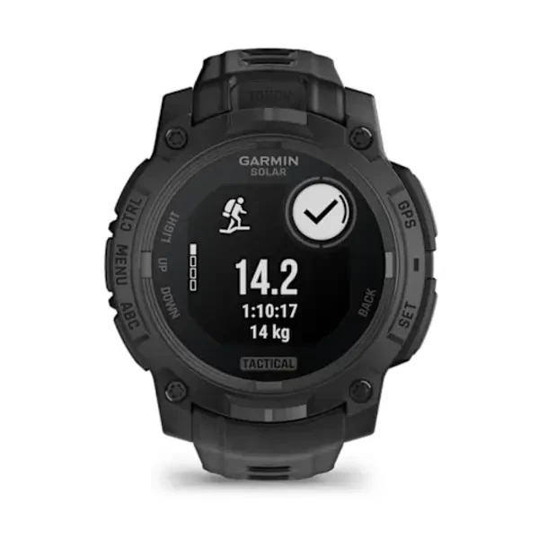 Garmin Instinct® 3 – 45 mm, Solar, Tactical Edition išmanusis sportinis laikrodis (Juodos spalvos)