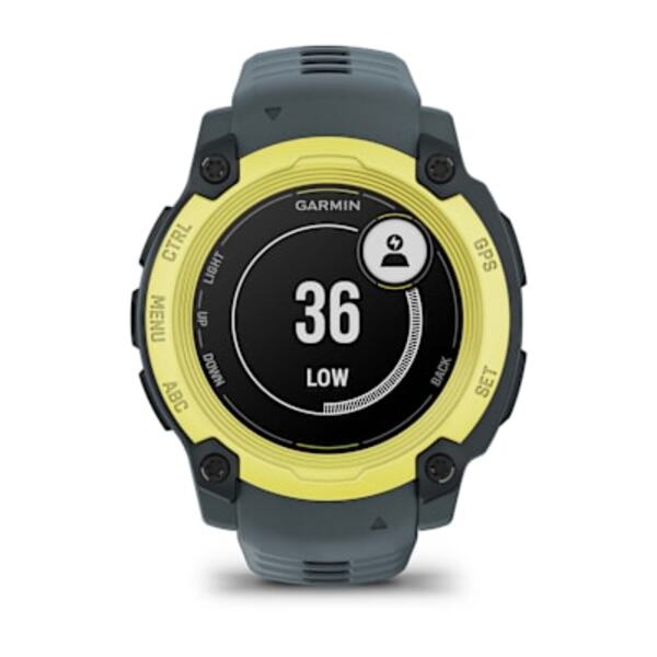 Garmin Instinct® E – 40 mm išmanusis sportinis laikrodis (Elektrinės žaliosios citrinos spalvos)
