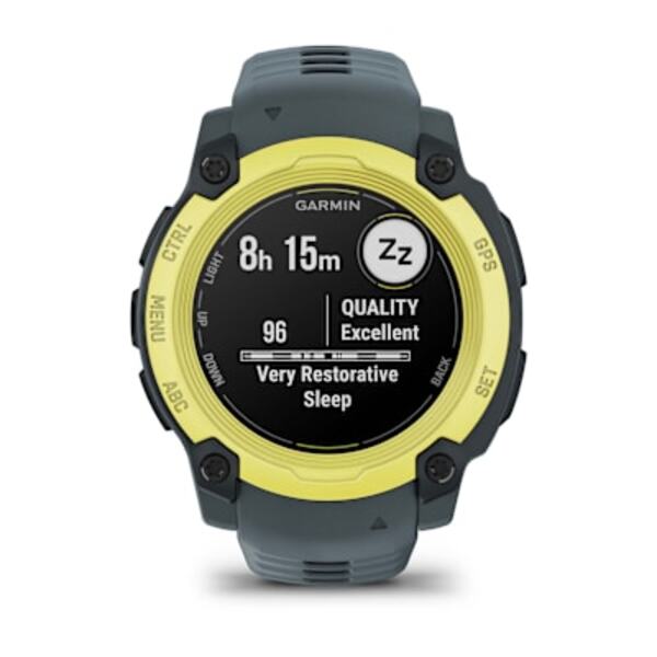 Garmin Instinct® E – 40 mm išmanusis sportinis laikrodis (Elektrinės žaliosios citrinos spalvos)