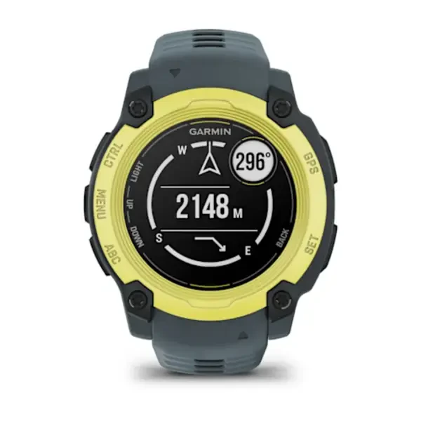 Garmin Instinct® E – 40 mm išmanusis sportinis laikrodis (Elektrinės žaliosios citrinos spalvos)
