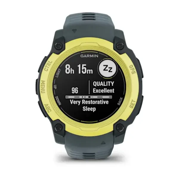 Garmin Instinct® E – 40 mm išmanusis sportinis laikrodis (Elektrinės žaliosios citrinos spalvos)