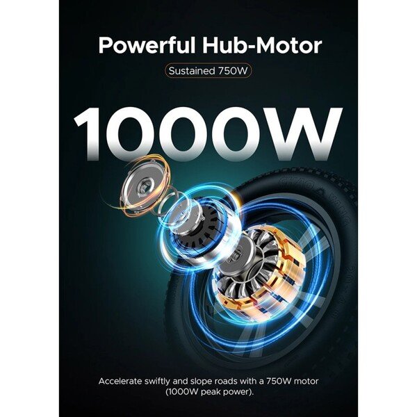 Dviratis 20" elektrinis Engwe M20 dviguba baterija baltas