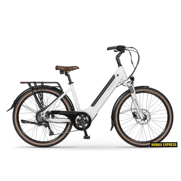 Dviratis 26   ECO X-CITY 26  FLAT WHITE 36V 504 Wh white eco