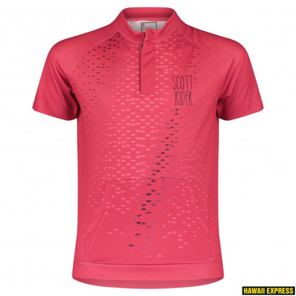 Marškinėliai vaikiški Scott Jr RC Team SS carmine pink/dark purple M (140)