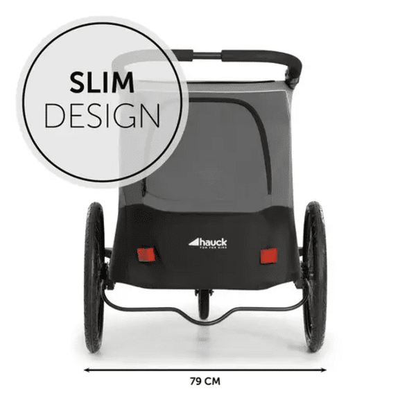 Child Bicycle Trailer Hauck Dryk Duo Dark Grey