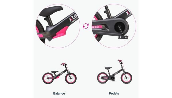 Dviratis nuo 3m iki 7m smarTrike Xtend  - pink