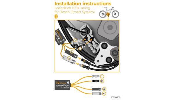 Priedas elektriniam dviračiui SpeedBox 1.0 for Bosch (Smart System)