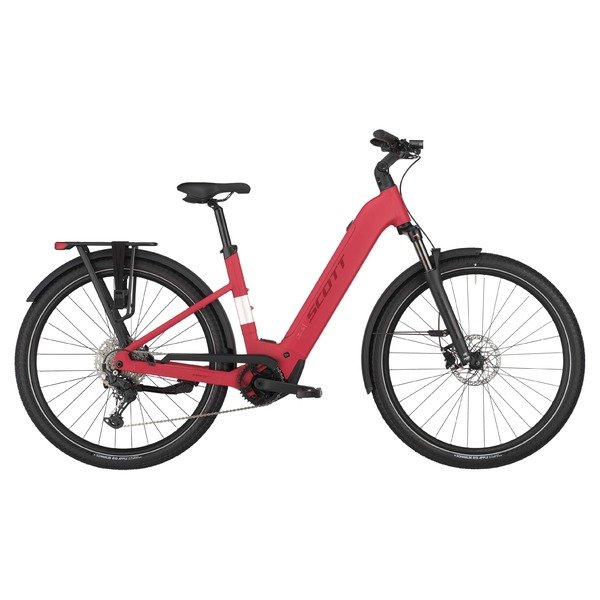 Bicycle 28" electric Scott Sub 30 wave red