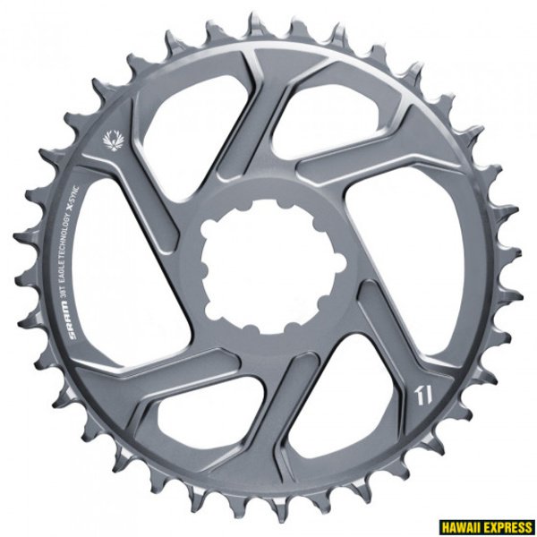 Priekinė žvaigždė SRAM X-SYNC 2 SL 38T Direct Mount 3mm Offset Boost Eagle Lunar Grey