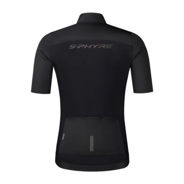 Marškinėliai nuo vėjo vyr. Shimano SPhyre juodi 