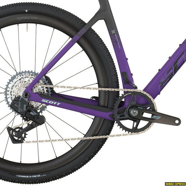 Dviratis 28  SCOTT ADDICT GRAVEL 20 carbon black/indigo purple Scott