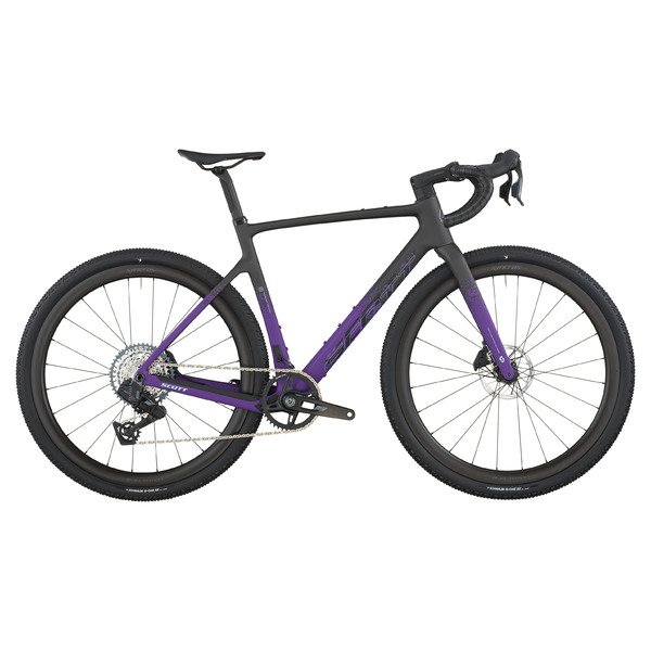 Dviratis 28  SCOTT ADDICT GRAVEL 20 carbon black/indigo purple Scott