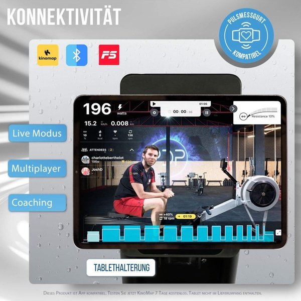 Irklavimo ergometras CHRISTOPEIT Garda