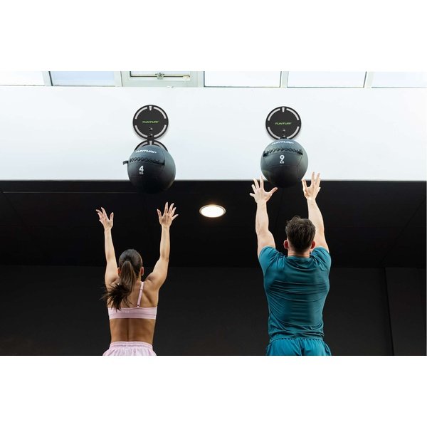 Įdarytas kamuoliukas TUNTURI Platinum Wall Ball, 9 kg