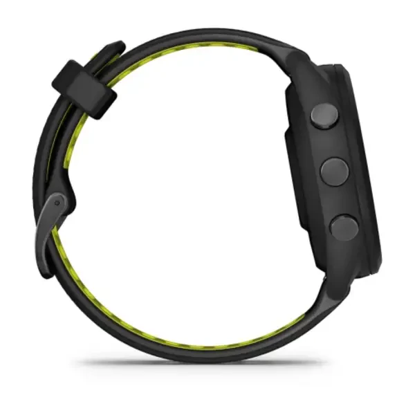 Garmin Forerunner 265S išmanusis sportinis laikrodis (Juodos / Amp yellow spalvos)